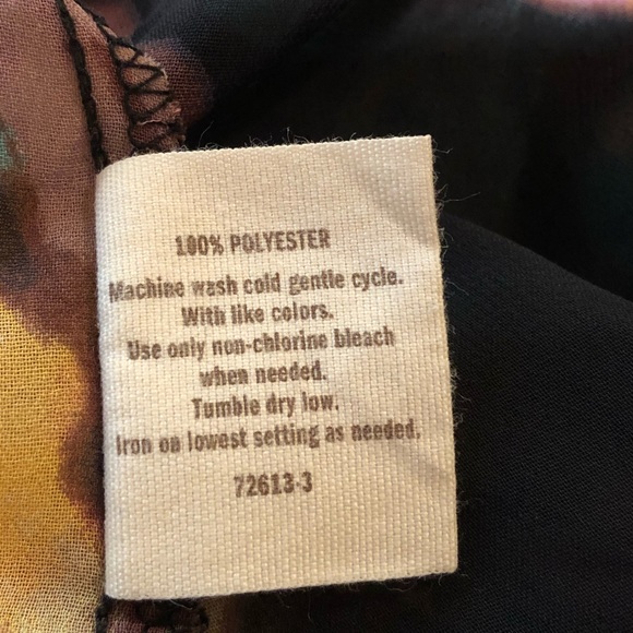 Decree Floral Chiffon Button Down Shirt - Picture 9 of 9